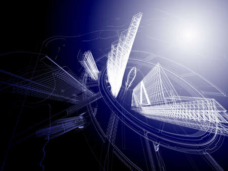 Abstract architectureの写真素材