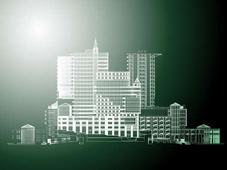 Abstract architectureの写真素材