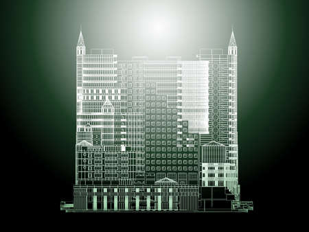 Abstract architectureの写真素材