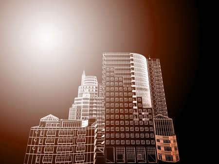 Abstract architectureの写真素材