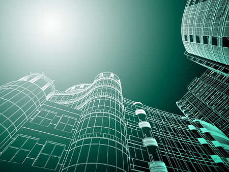 Abstract architectureの写真素材