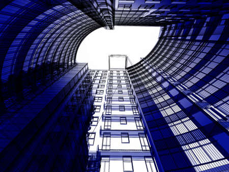 Abstract architecture の写真素材