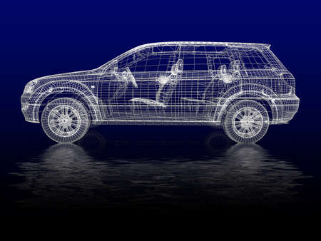 Car modelの写真素材