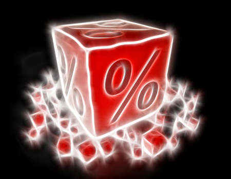 Big percent の写真素材