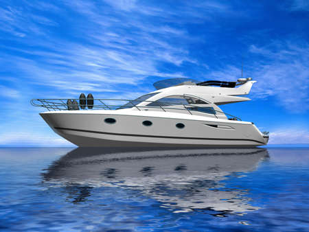 Luxury Yacht の写真素材