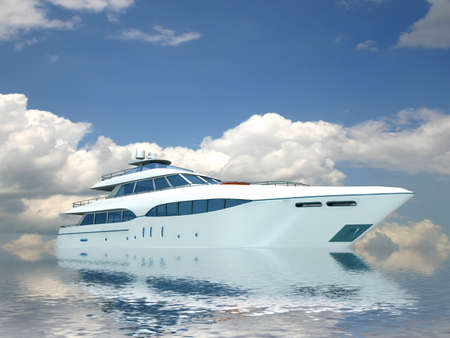 Luxury Yacht の写真素材
