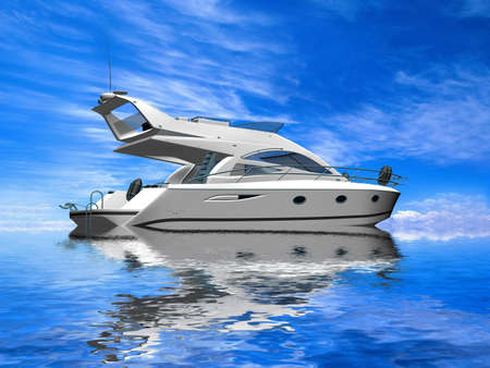 Luxury Yacht の写真素材