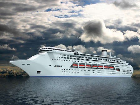 Luxury Yacht の写真素材
