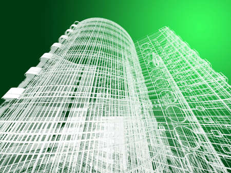 Abstract architectureの写真素材