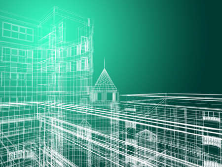 Abstract architectureの写真素材