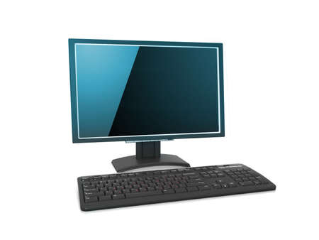 Modern computerの写真素材