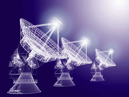 Satellite dishの写真素材
