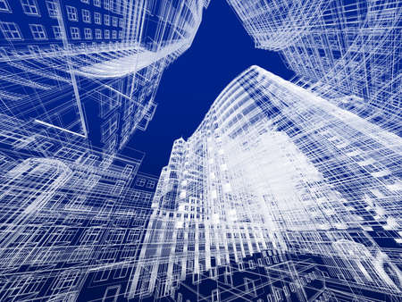 Abstract architectureの写真素材