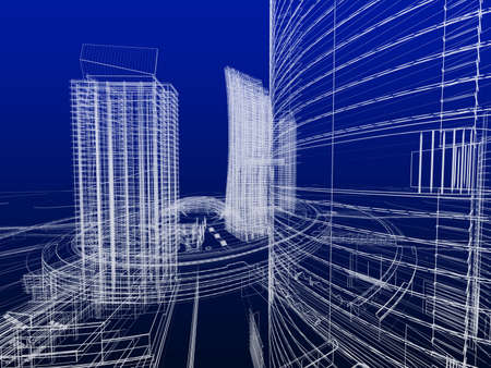 Abstract architectureの写真素材