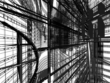 Abstract architectureの写真素材