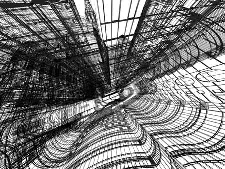 Abstract architectureの写真素材