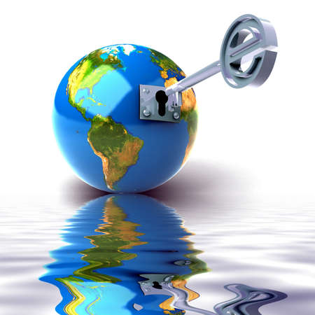 Global network the Internetの写真素材