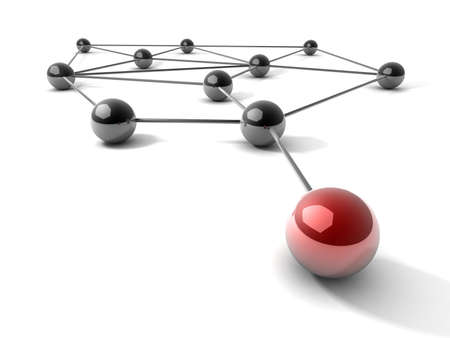 Metaphor of communication. 3d illustration. Concept. 