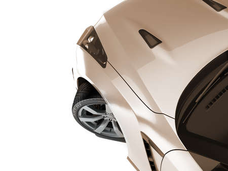 Sport car isolated on a white background の写真素材