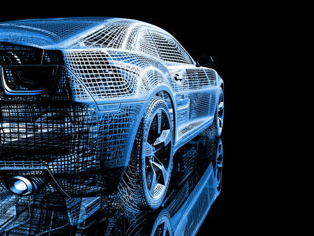 wire carの写真素材