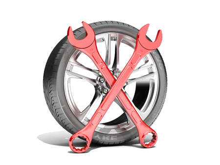 Wheel repaire tools の写真素材