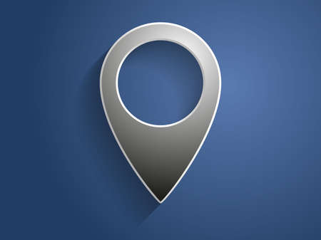 3d Vector illustration of mark icon のイラスト素材