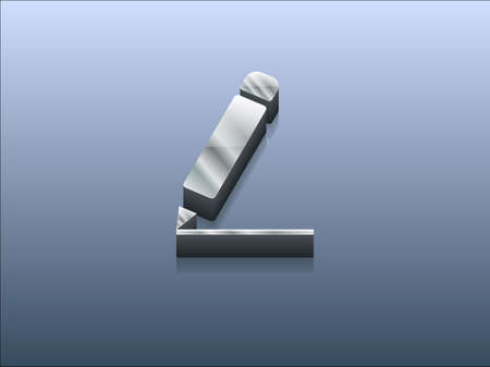 3d Vector illustration of notes iconのイラスト素材