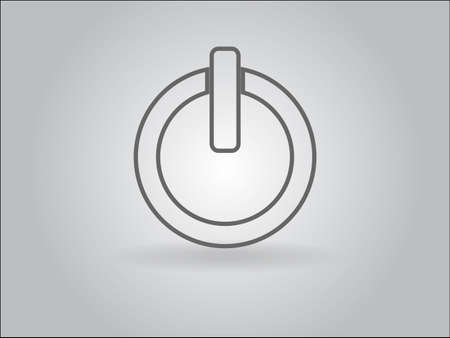 Flat icon of powerのイラスト素材