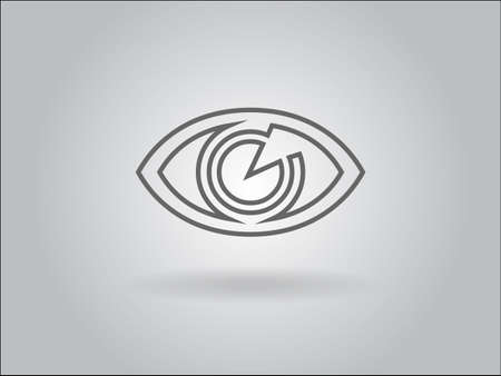 Flat icon of supervisionのイラスト素材