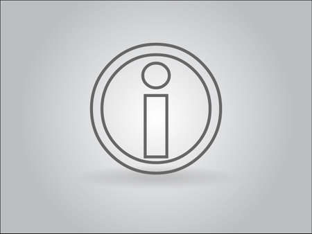 Flat icon of infoのイラスト素材