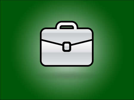 Flat icon of briefcaseのイラスト素材