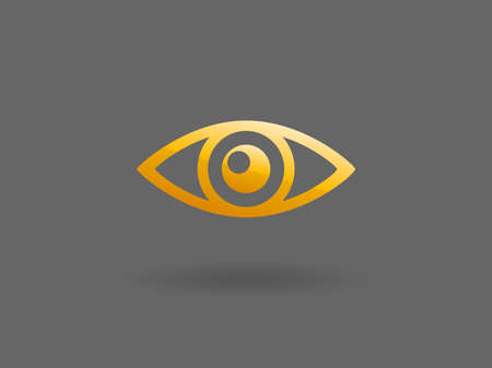 Flat icon of supervisionのイラスト素材