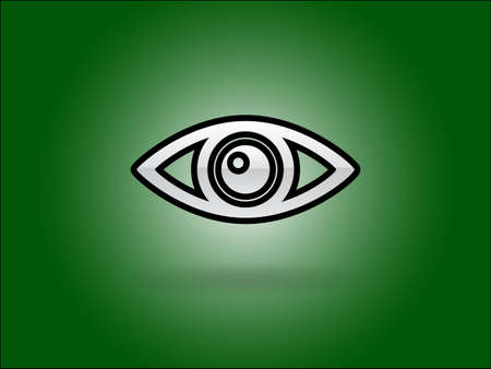 Flat icon of supervisionのイラスト素材