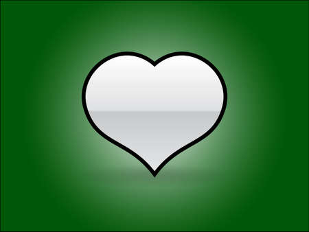 Flat icon of heartのイラスト素材