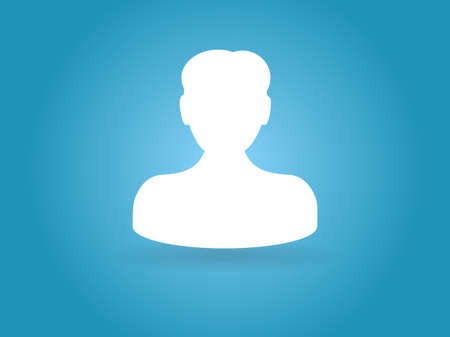 Flat icon of businessmanのイラスト素材