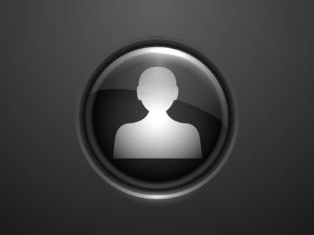 3d Vector illustration of  businessman iconのイラスト素材