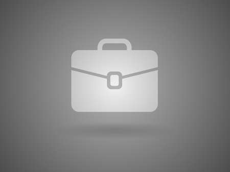 Flat icon of briefcaseのイラスト素材