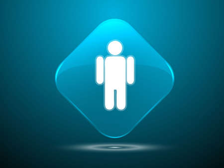 3d Vector illustration of  businessman iconのイラスト素材