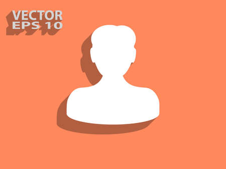 Flat icon of businessmanのイラスト素材