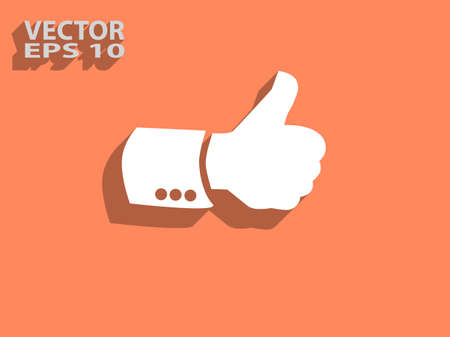 Flat icon of okのイラスト素材