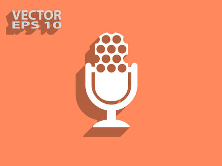 microphone iconのイラスト素材