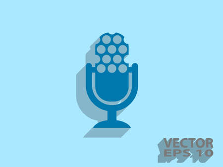 microphone iconのイラスト素材