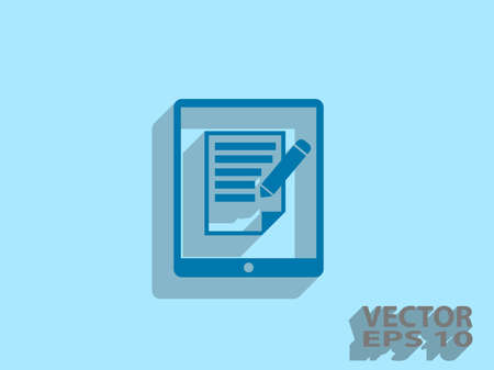 touchpad notes iconのイラスト素材