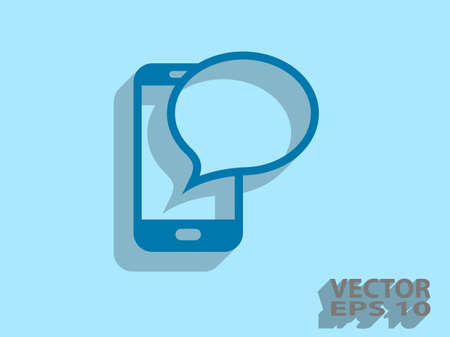 sms iconのイラスト素材