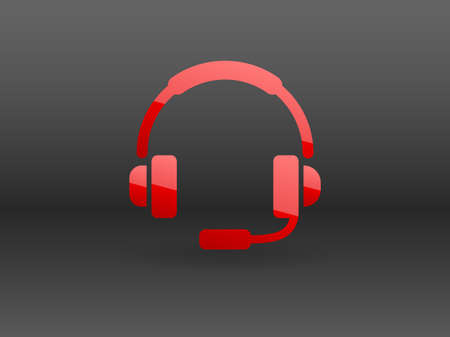 Flat icon of supportのイラスト素材