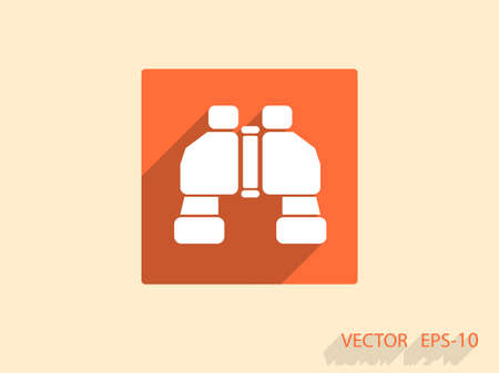 Binoculars icon, vector illustrationのイラスト素材