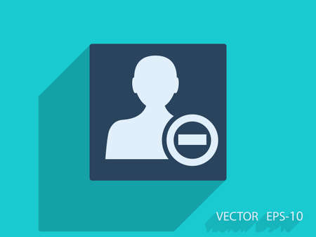 Remove contact iconのイラスト素材