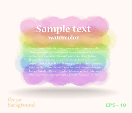 Vector watercolored style abstract  backgroundのイラスト素材