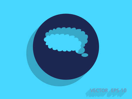 Flat  icon of a communicationのイラスト素材