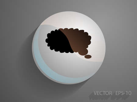 Flat  icon of a communicationのイラスト素材